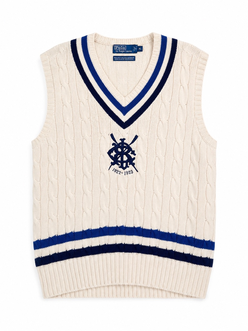 Vintage Polo Ralph Lauren Cable Knit Sweater Vest